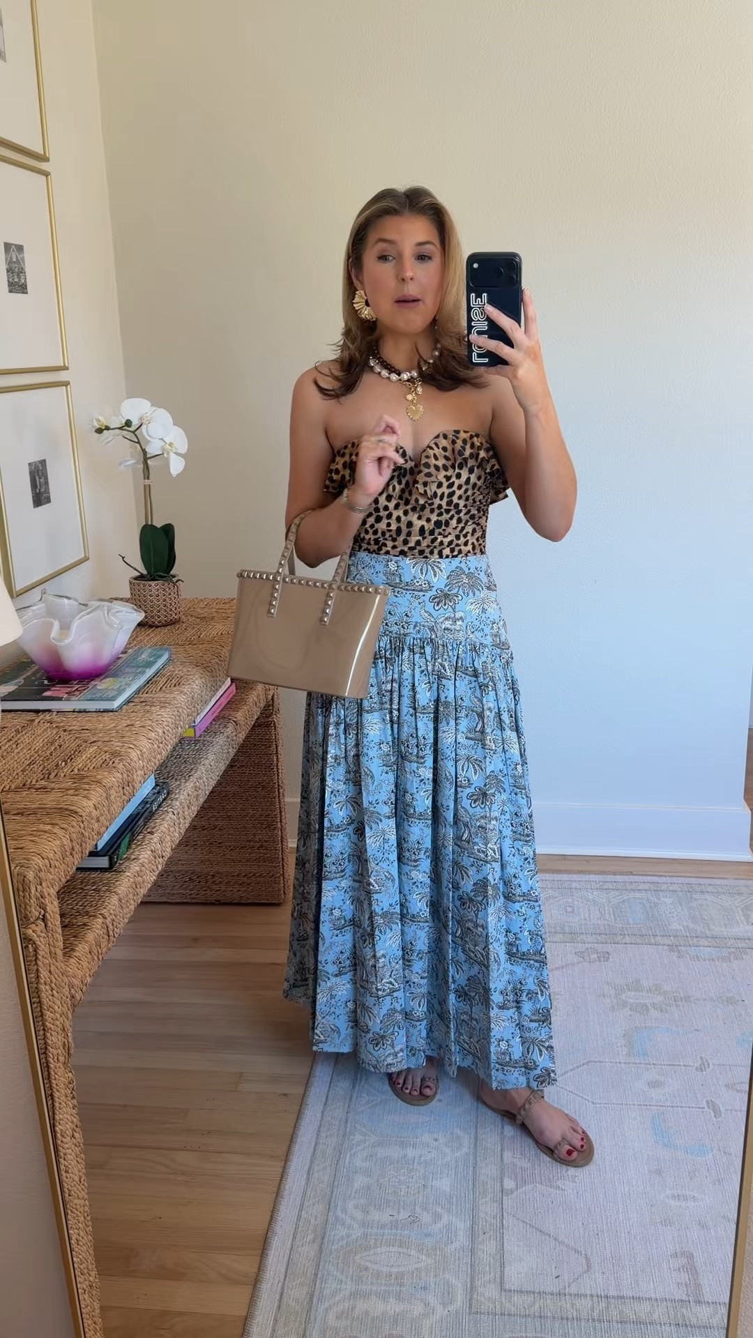 Resort wear outfit idea! Wearing a S in swimsuit and 4 in skirt 

#LTKTravel