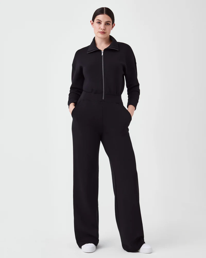 Long Sleeve Wide Leg Jumpsuit | Spanx