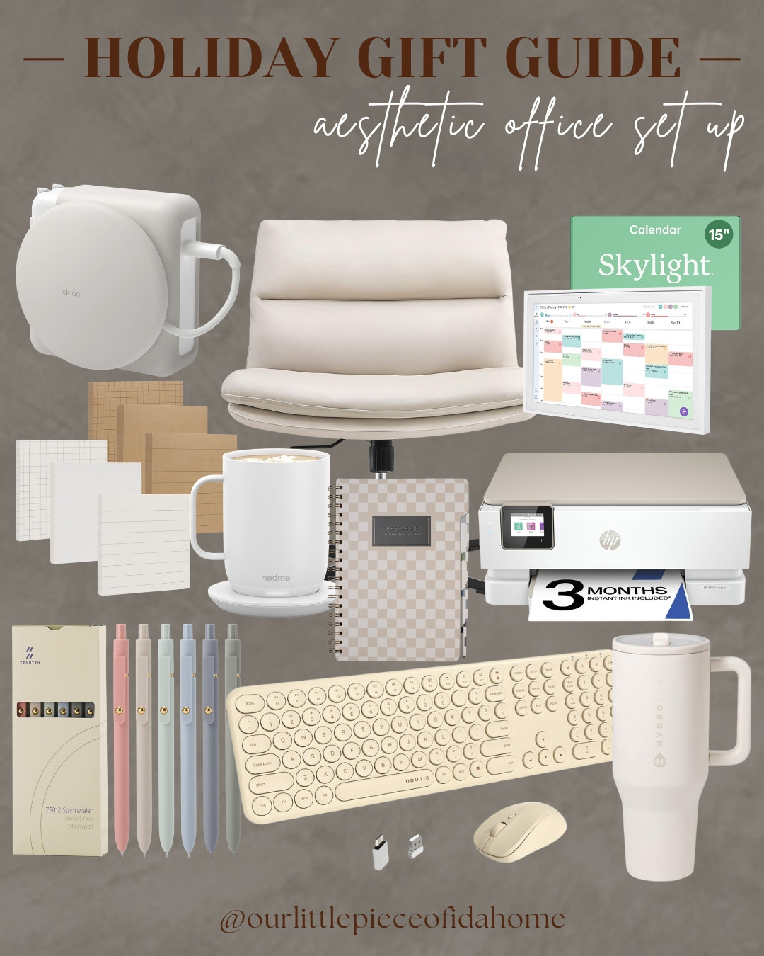 Holiday Gift Guide: Aesthetic Office Finds
Sharing cozy, neutral office pieces that make great gifts for anyone who loves a clean workspace. Practical, pretty, and budget-friendly. 

 #LTKGiftGuide #LTKHoliday #LTKSaleAlert