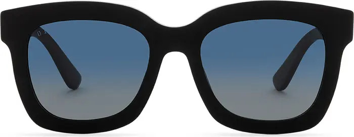 DIFF Carson 50mm Gradient Polarized Square Sunglasses | Nordstrom | Nordstrom