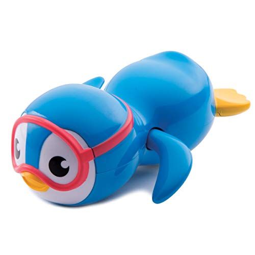 Munchkin Wind Up Swimming Penguin Baby and Toddler Bath Toy, Blue | Amazon (US)