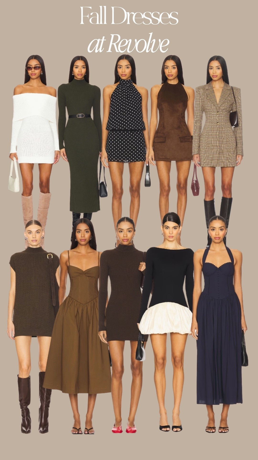 Fall dresses at Revolve☺️🍂