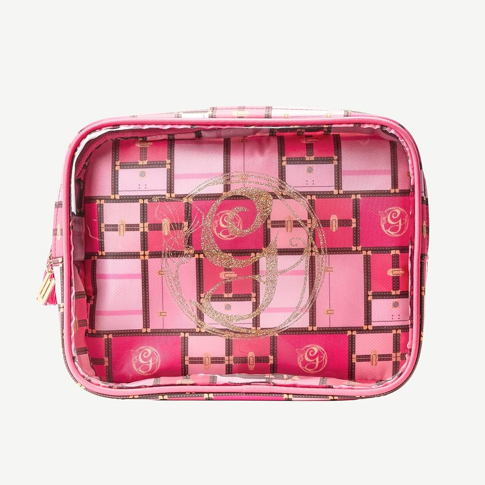 Conair Wicked Glinda Double Zip Organizer - Toiletry Bag - Makeup Bag - Travel Makeup Bag - Trave... | Amazon (US)