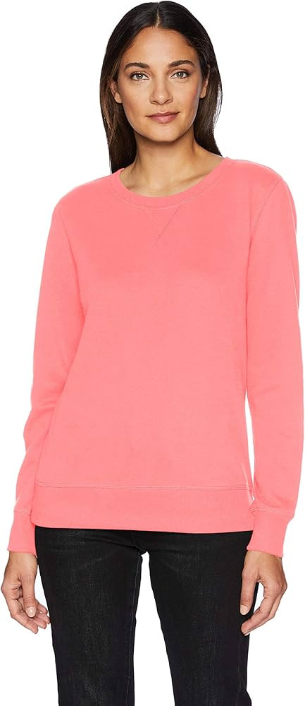 Amazon Essentials Women's French Terry Fleece Crewneck Sweatshirt (Available in Plus Size) | Amazon (US)