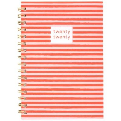 2020 Planner 8.5"x 6.375" Stripes Red - Knot + Bow for Cambridge | Target