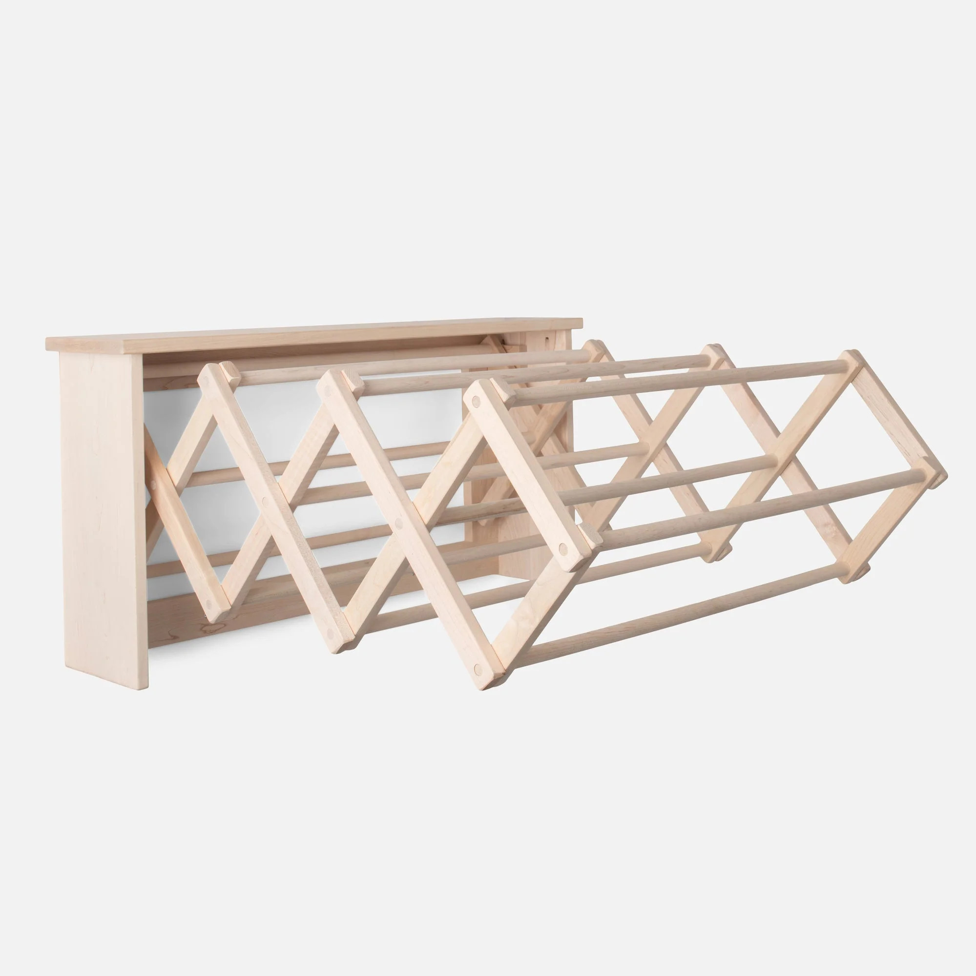 Maple Wall Mounted Clothes Drying Rack | Schoolhouse