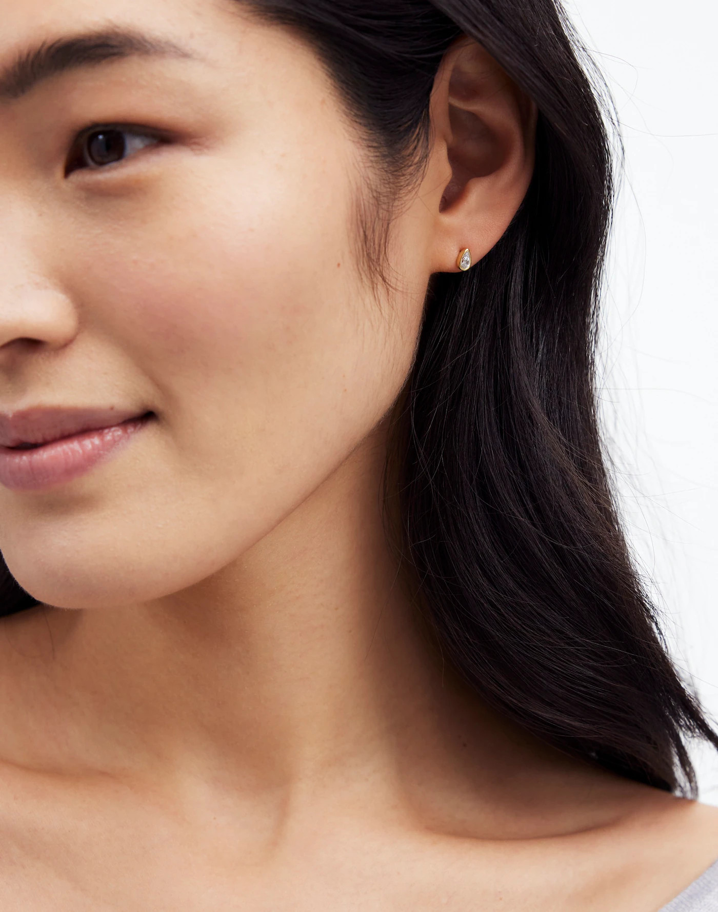 Pear Crystal Stud Earrings | Madewell | Madewell