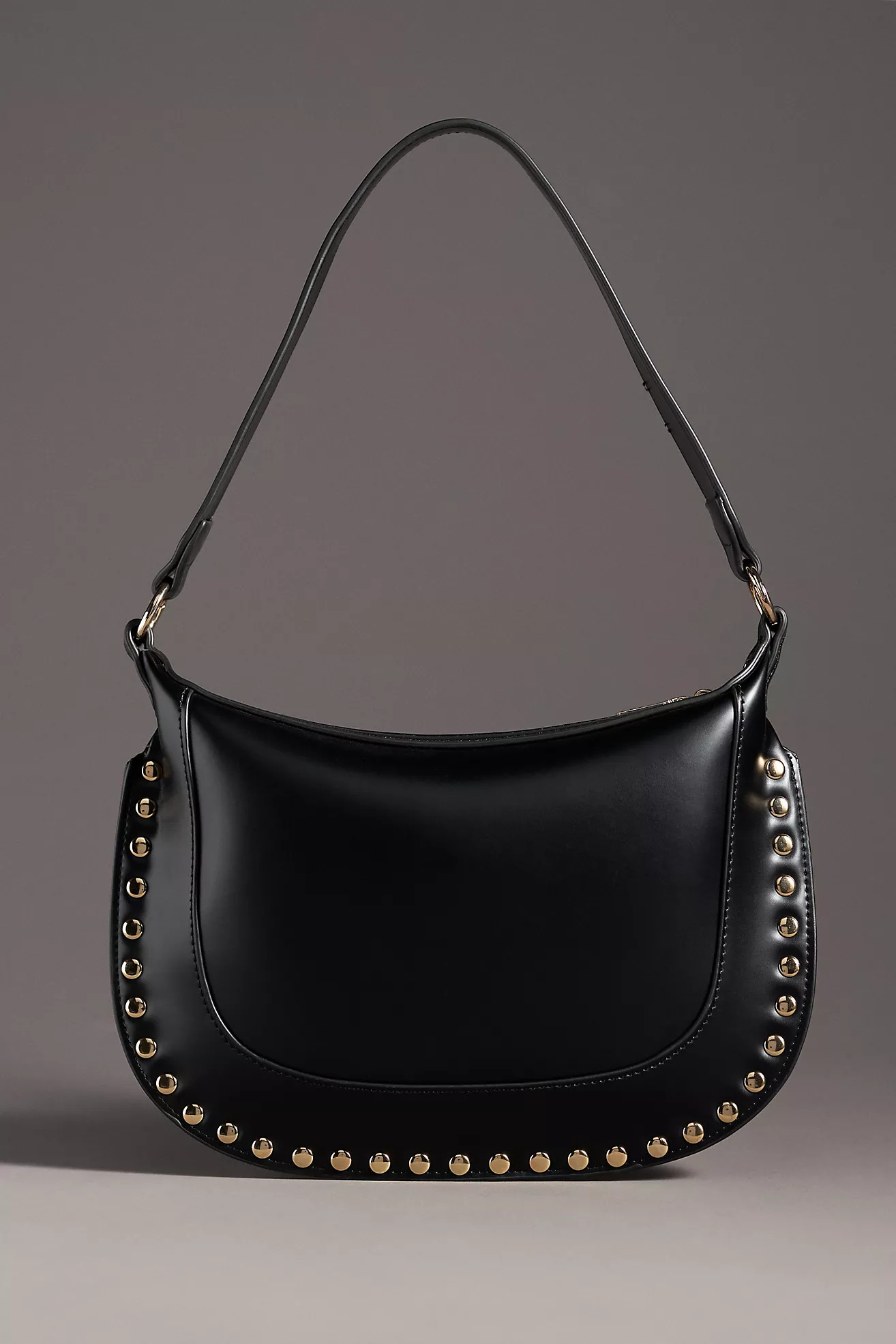 Studded Faux-Leather Shoulder Bag | Anthropologie (US)