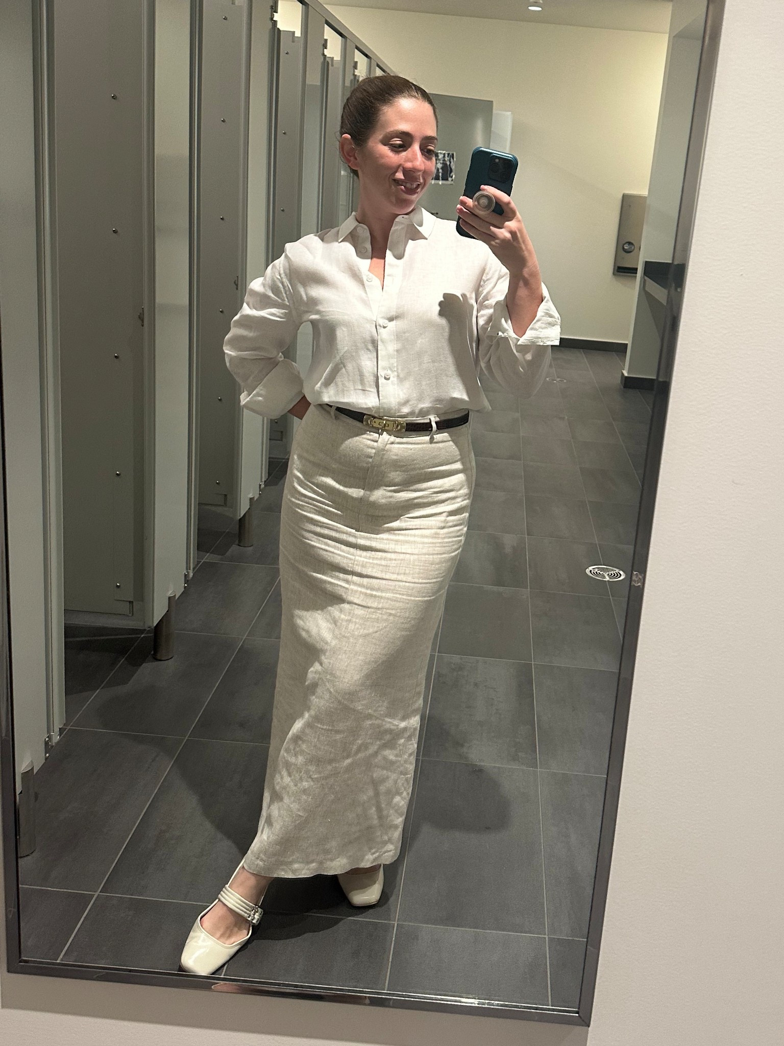 Linen suiting is a closet staple. I’ve had mine for 3+ years so I’m linking similar investment styles below. White and cream always look chic so that’s where I like to start when building a collection. Yes, linen wrinkles, but it’s also soft, and has drape, and breaths to keep you cool in the muggy DC summer heat. I get mine dry cleaned and starched to keep it as fresh as possible. 

This particular button down is from JCrew - don’t be afraid to size up, this one is a size 10 (I’m usually a 6). A relaxed button down will feel at home tucked into work pants as well as with a pair of shorts on vacation. Two for one! 

#LTKWorkwear #LTKSummerEdit