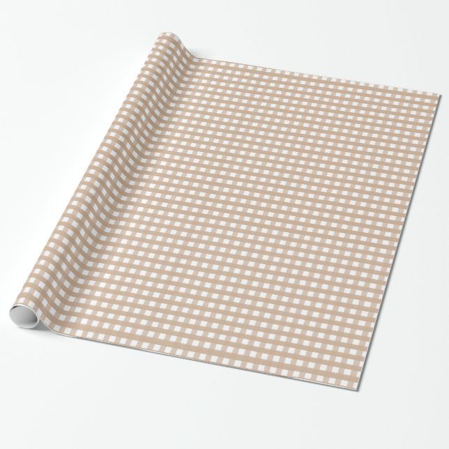 Gingham Plaid Wrapping Paper | Zazzle