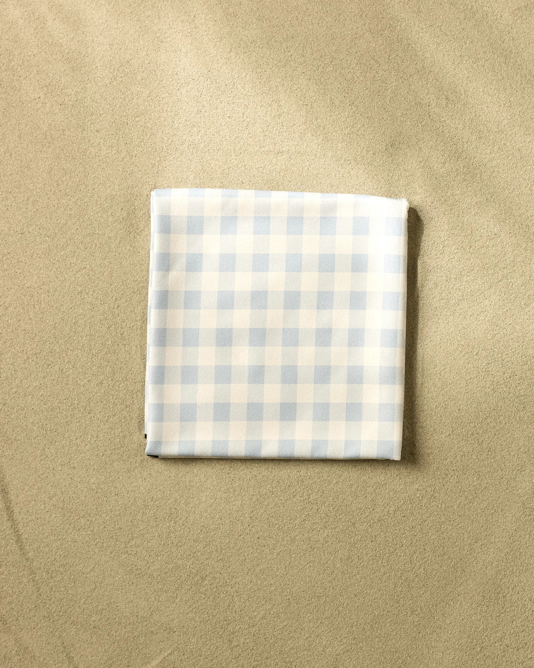 Blue Gingham Beach Blanket | Geometry | Geometry