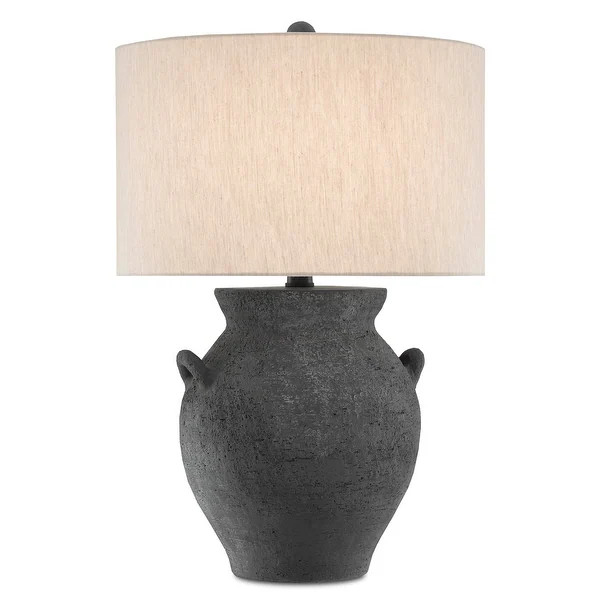 Currey & Company Anza Black Table Lamp - 27.25"h x 18"dia | Bed Bath & Beyond