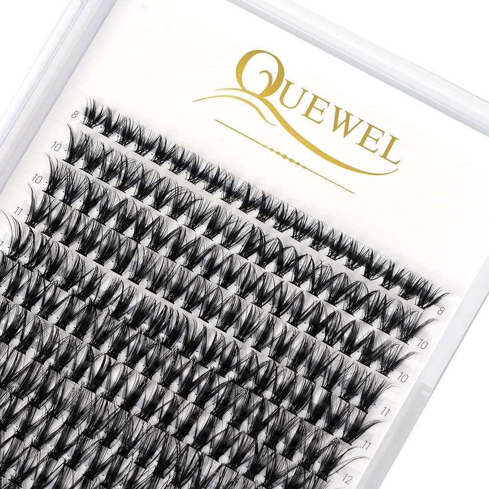 QUEWEL Cluster Lashes 240Pcs Individual Lashes 40D 0.07D Curl Mix8-14mm Lash Extensions Clusters ... | Amazon (CA)