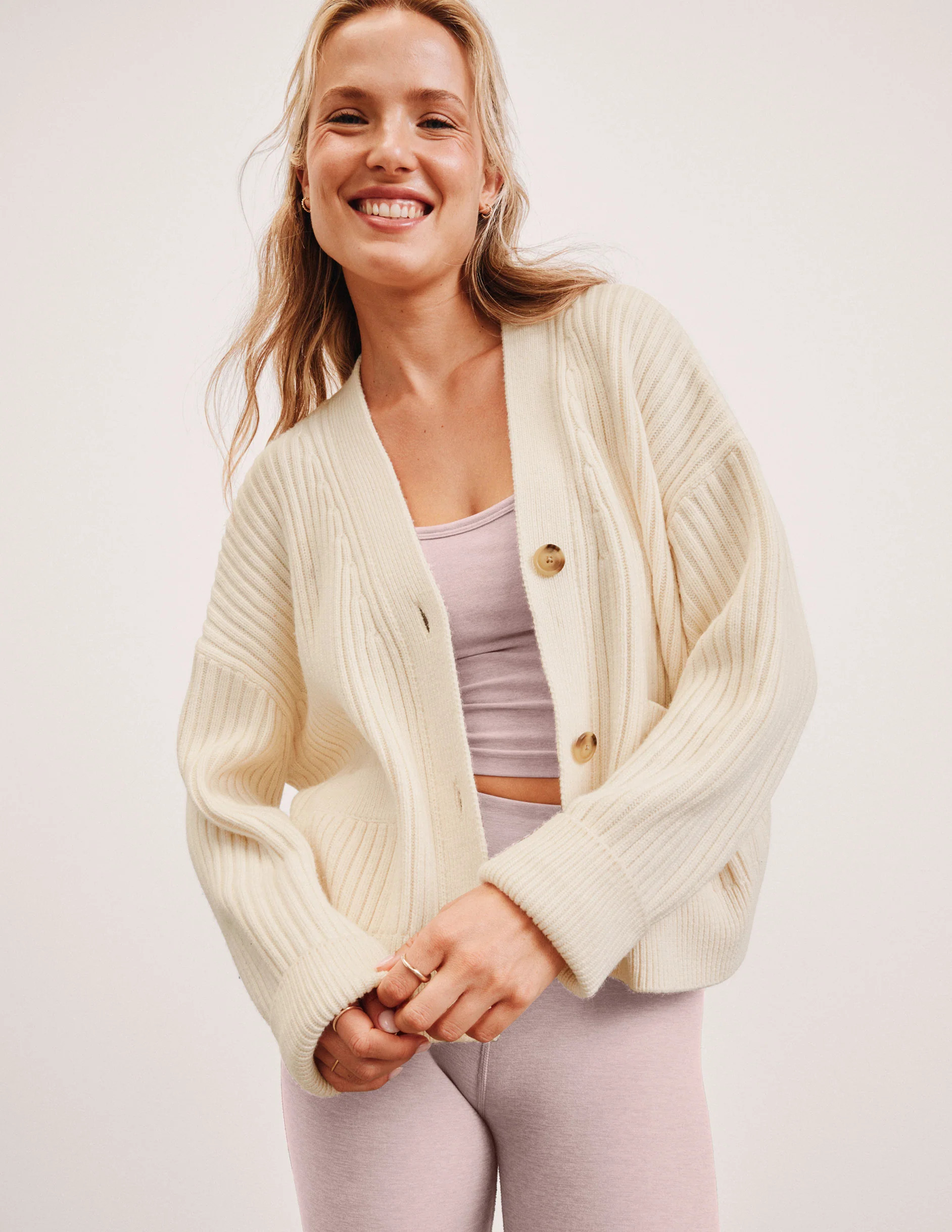 Wool Blend Cardigan | Beyond Yoga | Beyond Yoga
