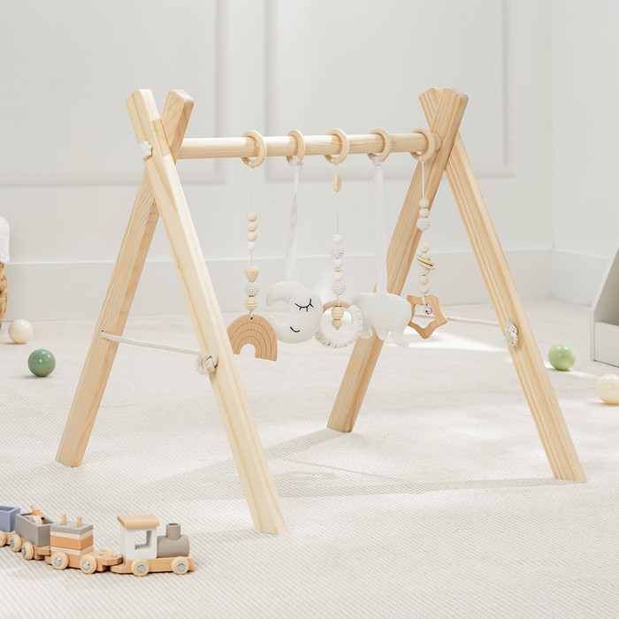 Comfy Cubs Wooden Baby Play Gym Set | Nordstrom | Nordstrom