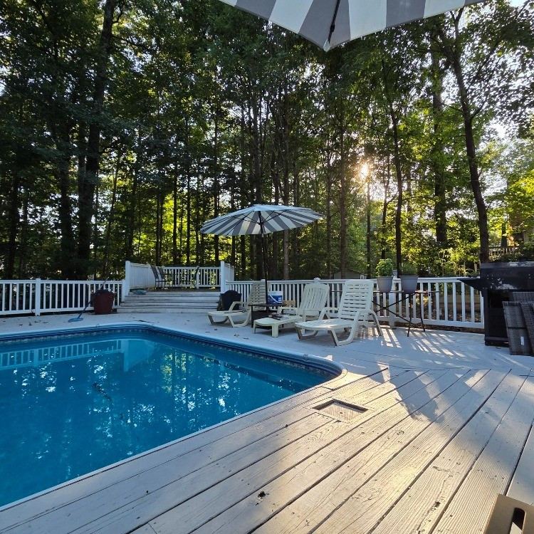 Can't wait for the new pillows The deck refresh Well game blue pink and green accents to coordinate with the new planter paint

#LTKMothersDay #LTKHome #LTKstorytime