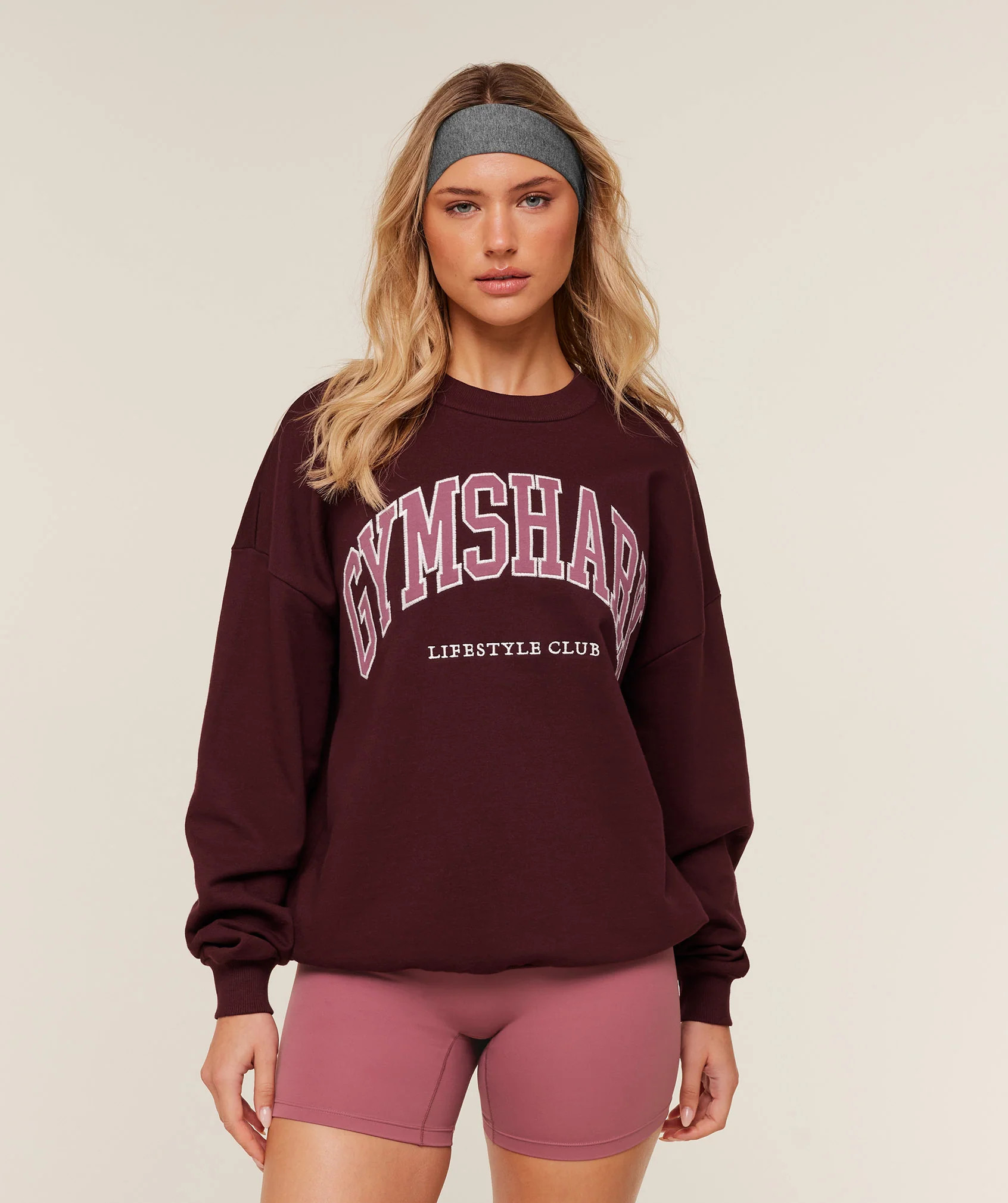 Collegiate Graphic Crew Neck Pullover | Gymshark US