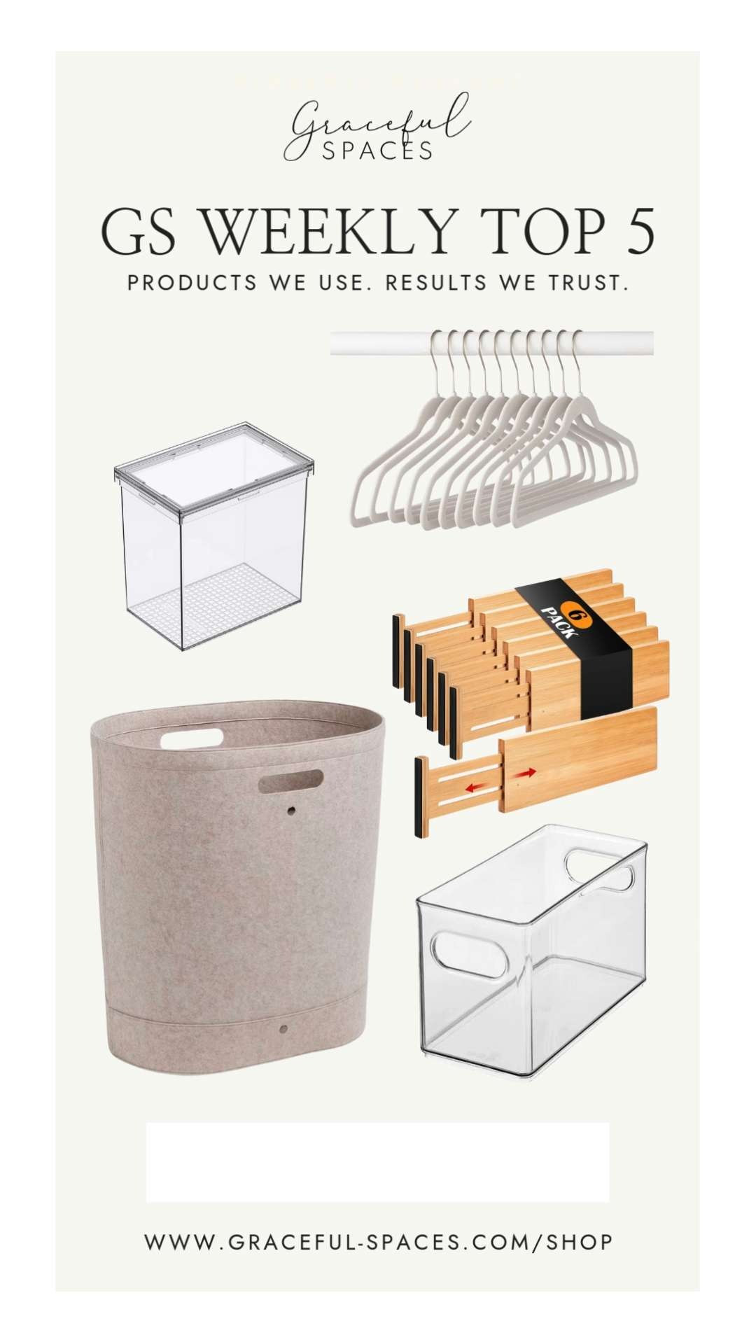 Classic organizing favorites from Target, Amazon, and The Container Store in our Top 5 this week. 

 #LTKHome