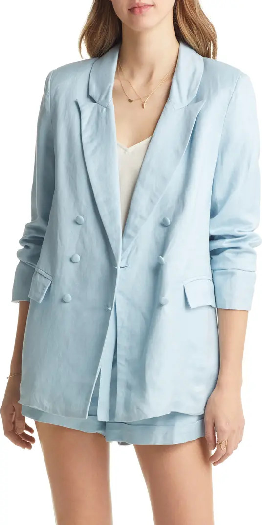 VICI Collection Linen Blend Blazer | Nordstrom | Nordstrom