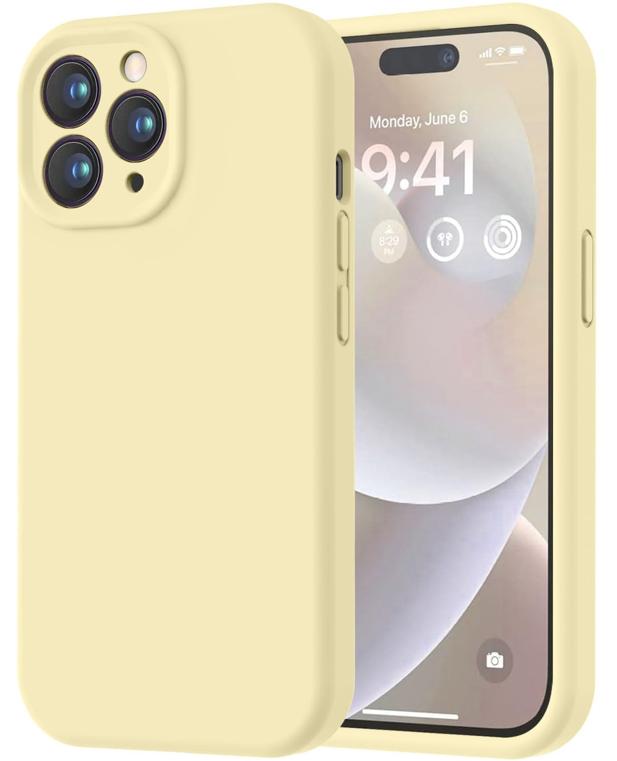 LOVE 3000 Designed for iPhone 14 Pro Case, Premium Silicone with [Soft Anti-Scratch Microfiber Li... | Amazon (US)