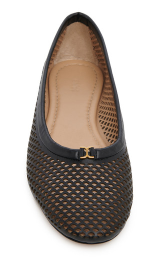 Marcie Cutout Leather Ballet Flats | Moda Operandi (Global)