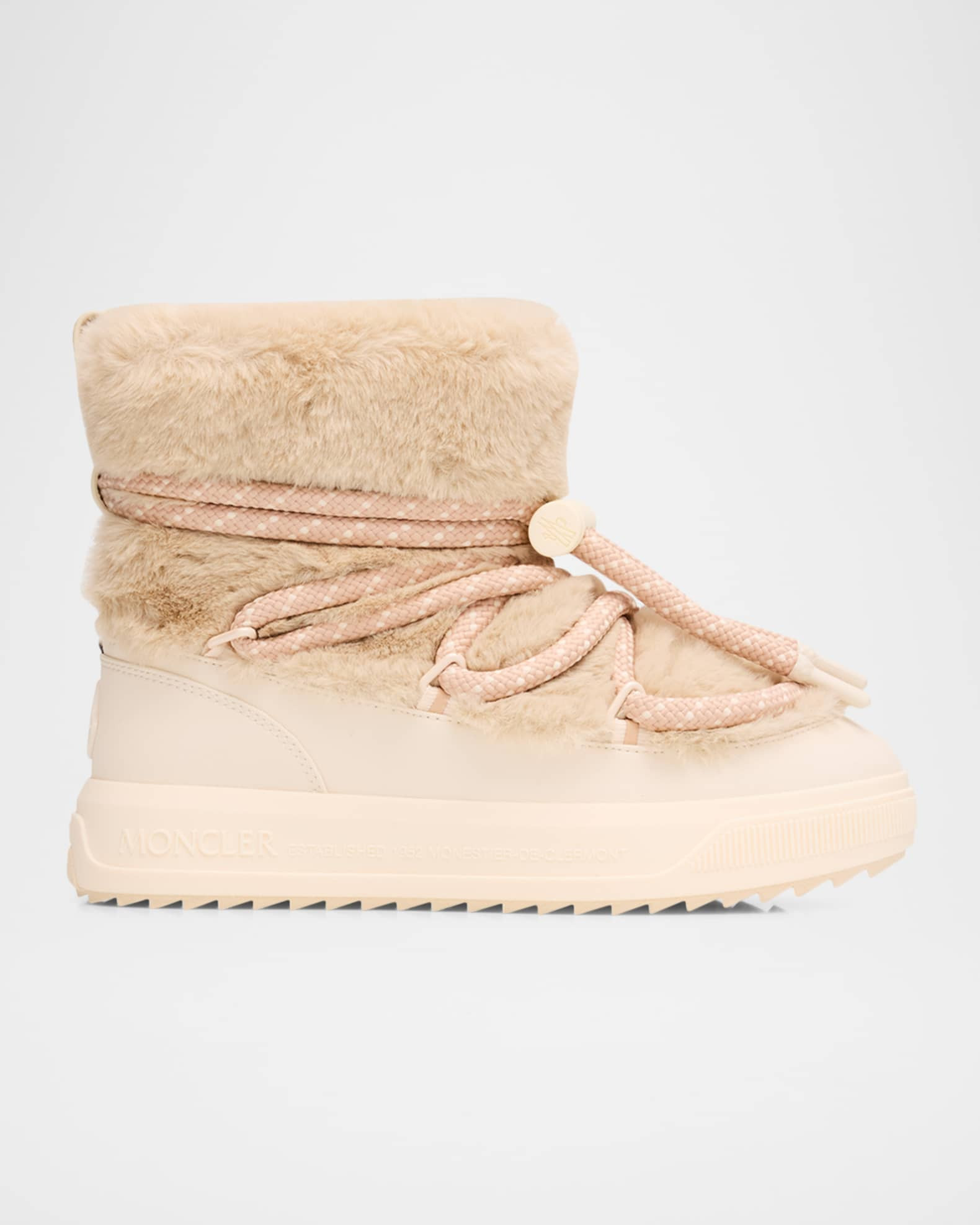 Moncler Teddy Altive Mid Snow Boots | Neiman Marcus