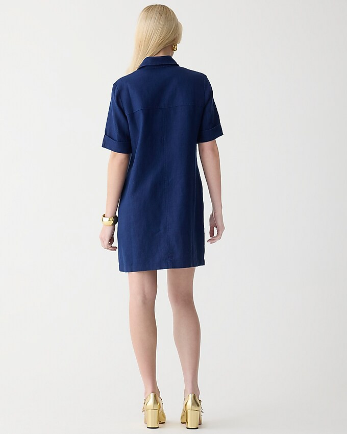 Gamine shirtdress in linen | J. Crew US