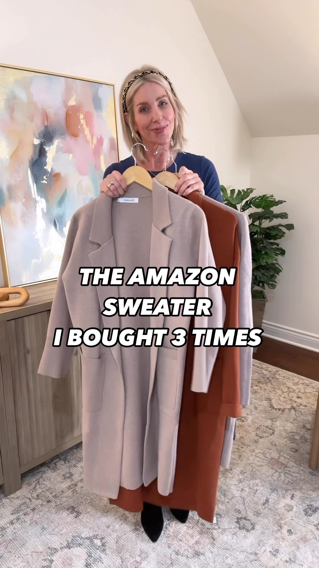 ✨I have been collecting and wearing these long Amazon sweaters for a couple years now! So quality is easy for me to attest to. They wear beautifully and the low price is a big bonus. 😀 They also come in several variations including lapels, collar, no collar, plus varying lengths and colors. And under $50!

#LTKSaleAlert #LTKOver40 #LTKVideo