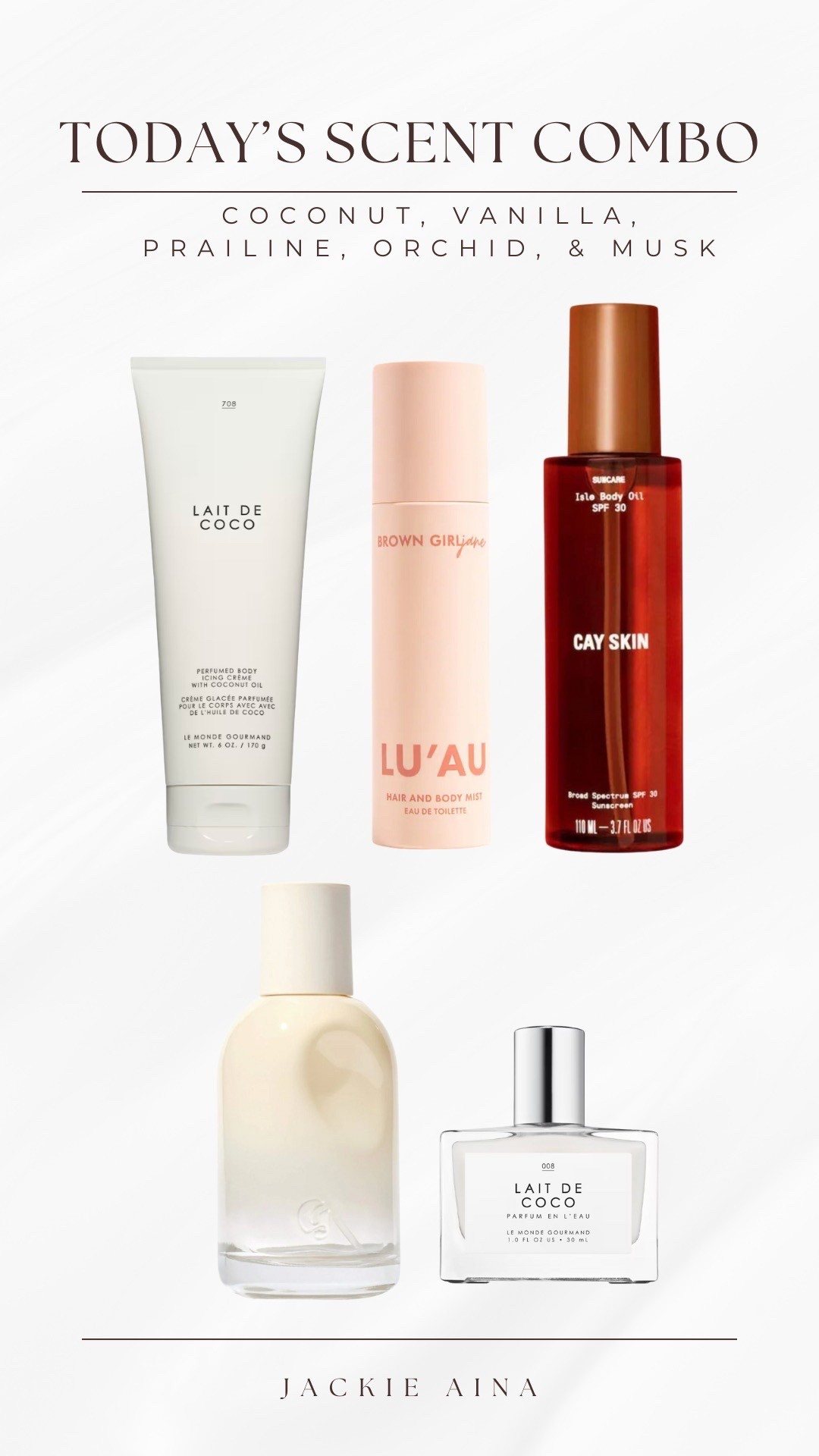 Today’s scent combo is giving coconut, vanilla, orchid, musk and praline 😍😍

#LTKBeauty #LTKFindsUnder50 #LTKSeasonal