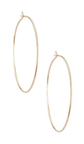 Small Hoop Earrings in Gold | Revolve Clothing (Global)