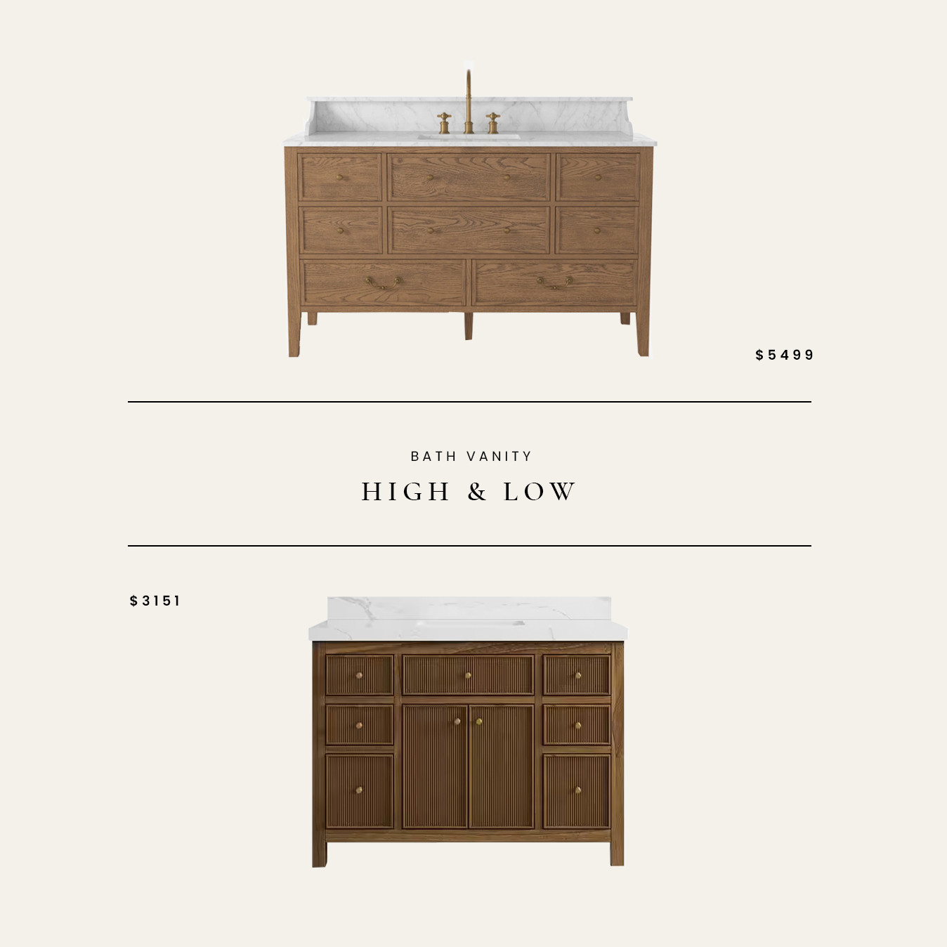 High / Low : Bath Vanity 

 

#LTKHome