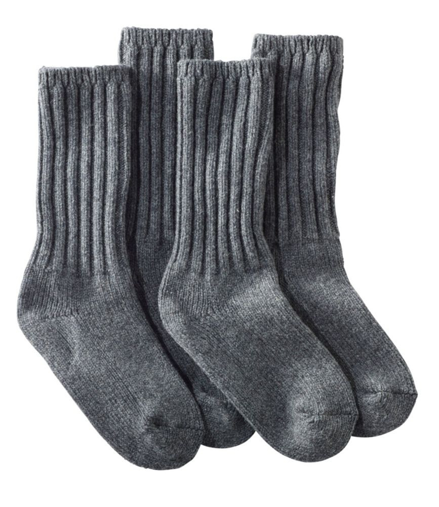 Adults' Merino Wool Ragg Socks, 10" 2-Pack | L.L. Bean