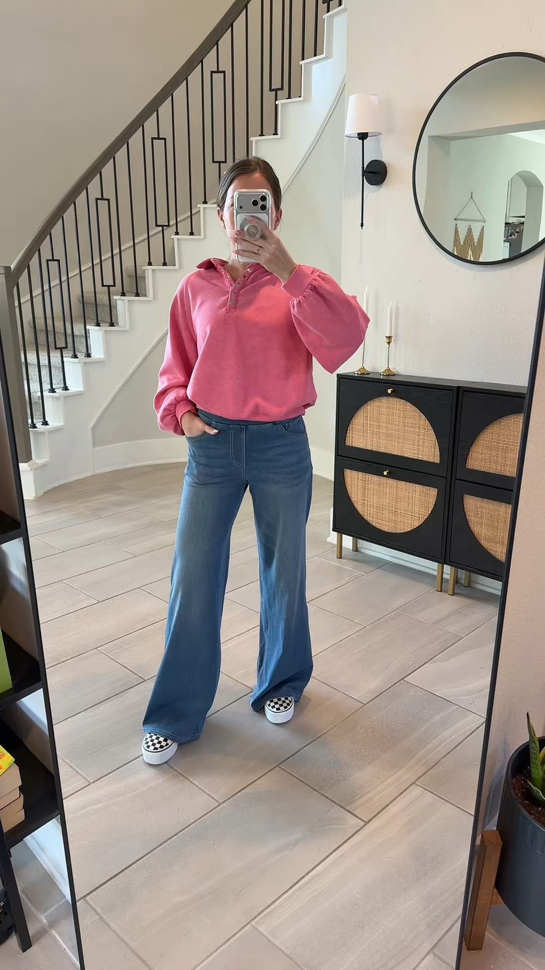 The comfiest, stretchiest jeans! I’m wearing my true size small. 

#LTKootd #LTKSaleAlert #LTKPetite