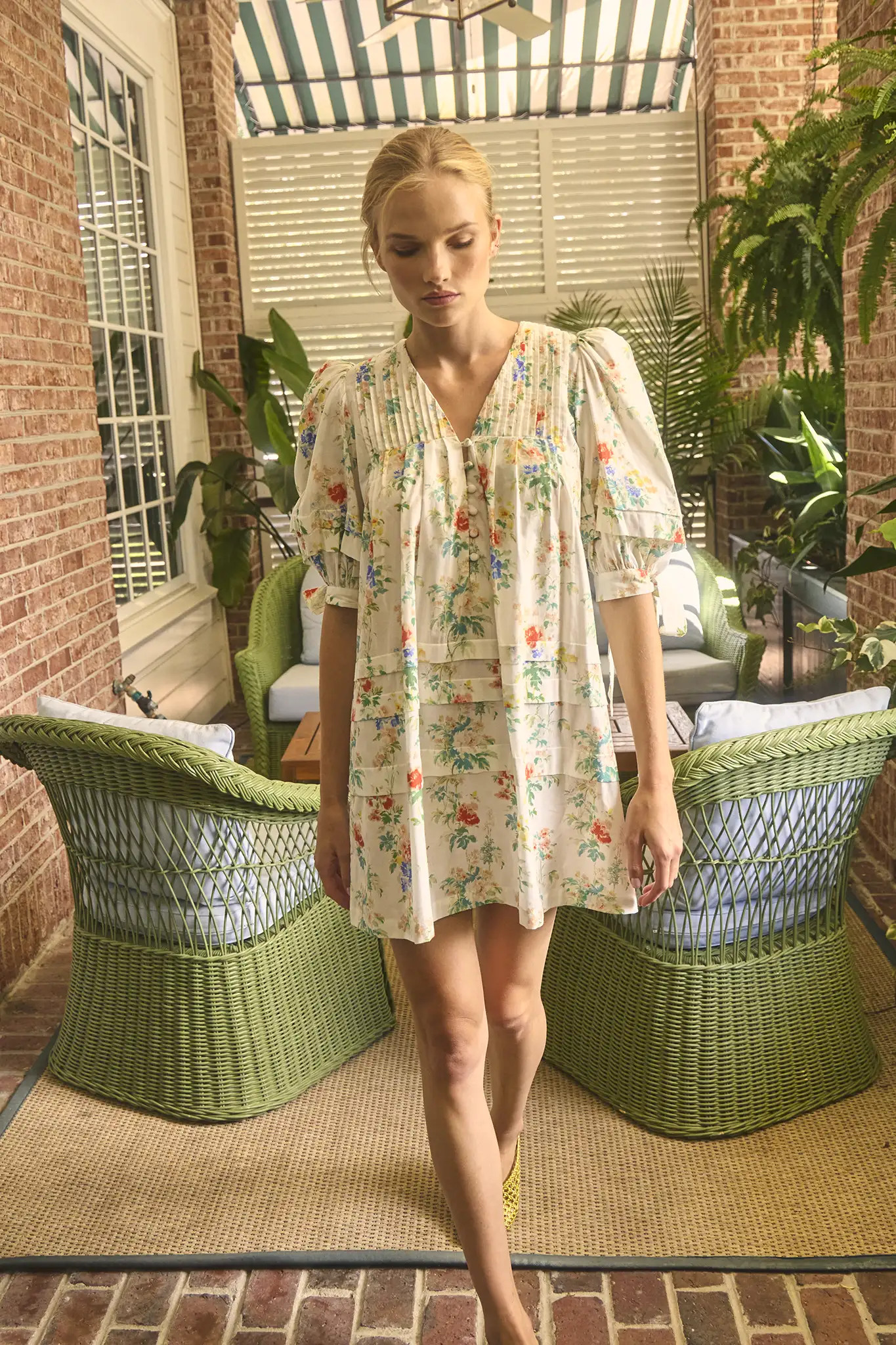 Paige Dress | Everyday Floral Swing Dress | Hunter Bell | Hunter Bell