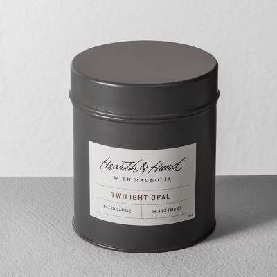 Tin Candle Twilight Opal - Hearth & Hand™ with Magnolia | Target