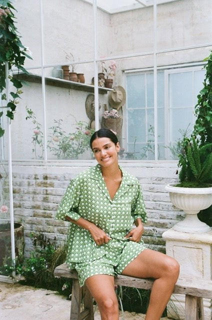 Lounge Set - Rattan Green | Piyama US