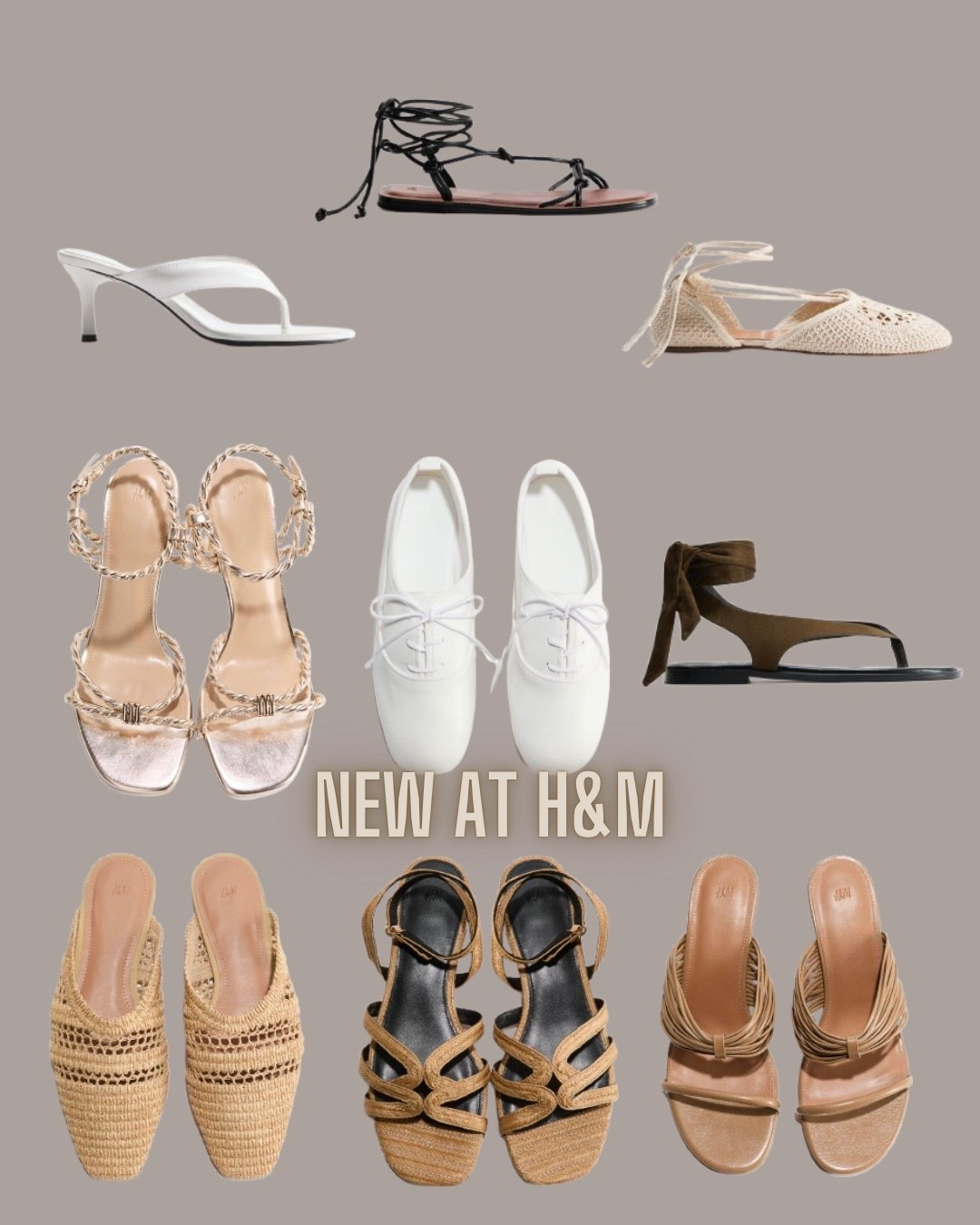 H&M fashion
Sandals