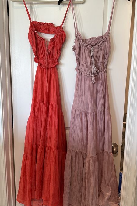 $24 tiered maxi dress spring dress (tons of colors, I wear medium)

#LTKstyletip #LTKfindsunder50 #LTKfindsunder100