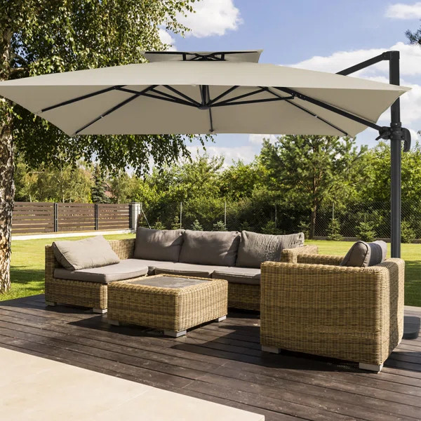 132'' Square Cantilever Umbrella | Wayfair North America