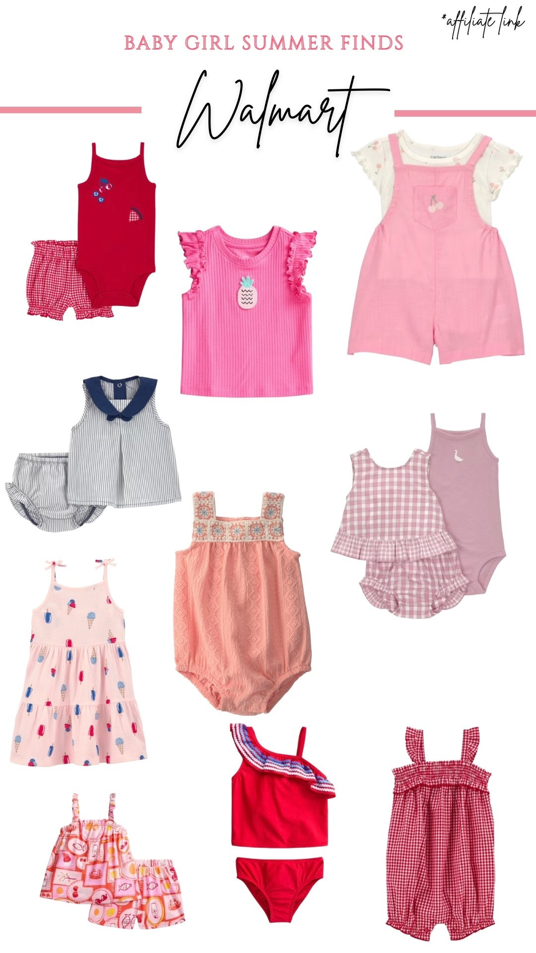 Baby girl summer outfits from Walmart!

#LTKBaby #LTKKids #LTKmomlife