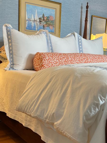 My favorite shams and duvet set are 50% off! They are sateen so they are less prone to wrinkles which is great for the top pieces of the bed. I’m also linking the pretty sheets. We have the sheets on our guest bed-love the trim! 

#LTKGiftGuide #LTKHoliday #LTKCyberWeek
