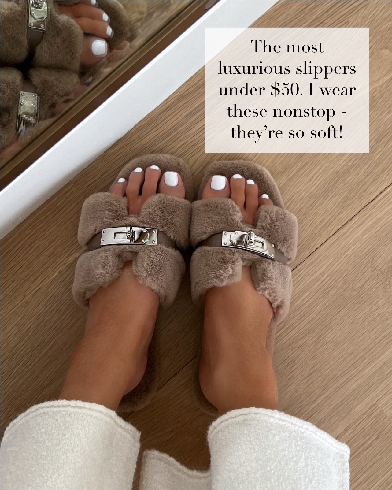 My latest Amazon find - these luxe H inspired slippers 
Run TTS
Amazon slippers 



#LTKOver40 #LTKSeasonal #LTKmomlife
