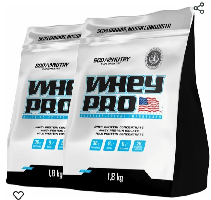 Kit 2x Whey Pro Protein Isolado & Concentrado 36g proteina 1,8KG (Chocolate Suíço)

#LTKfitness #LTKbrasil