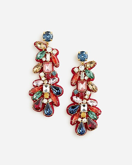 Mosaic crystal earrings | J. Crew US