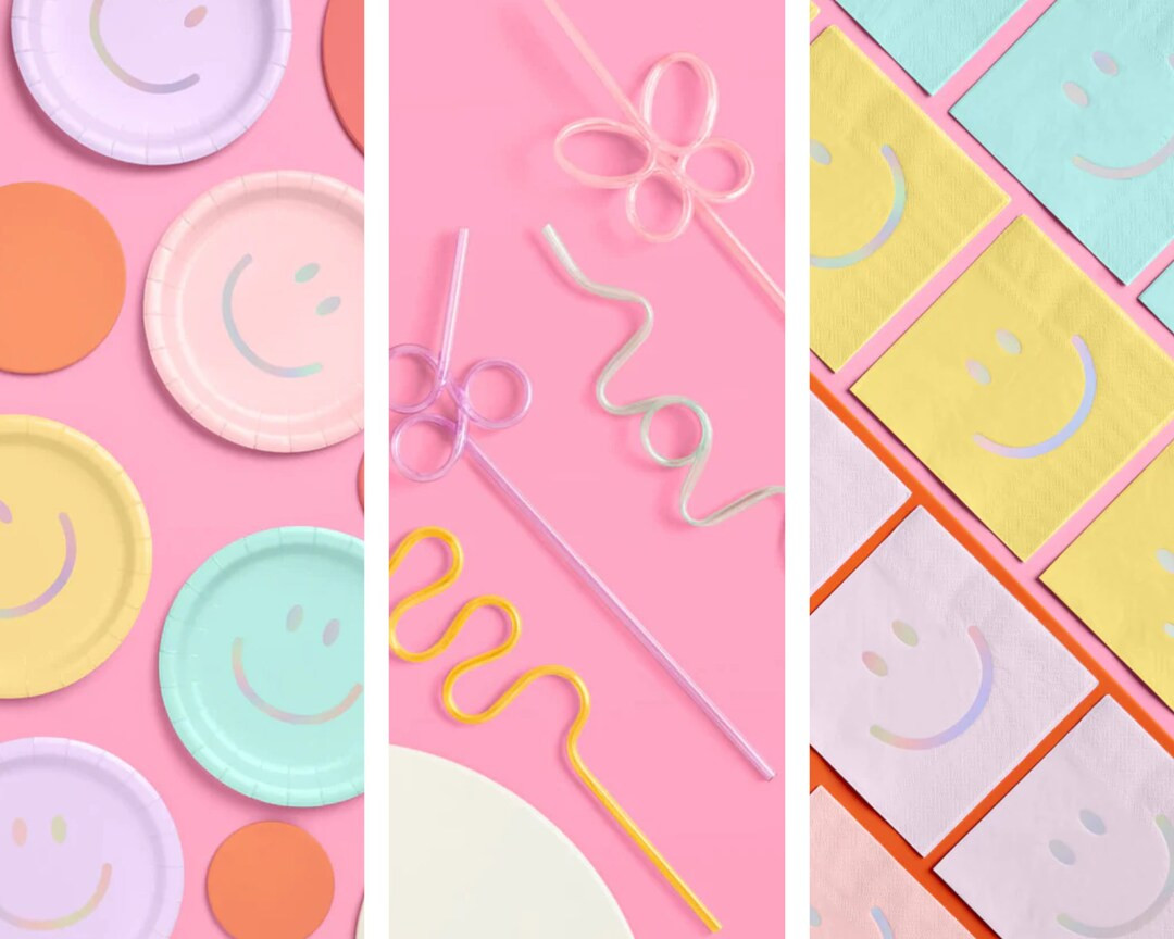 Xo Fetti Pastel Birthday Party Bundle 68 Pieces Pastel - Etsy | Etsy (US)