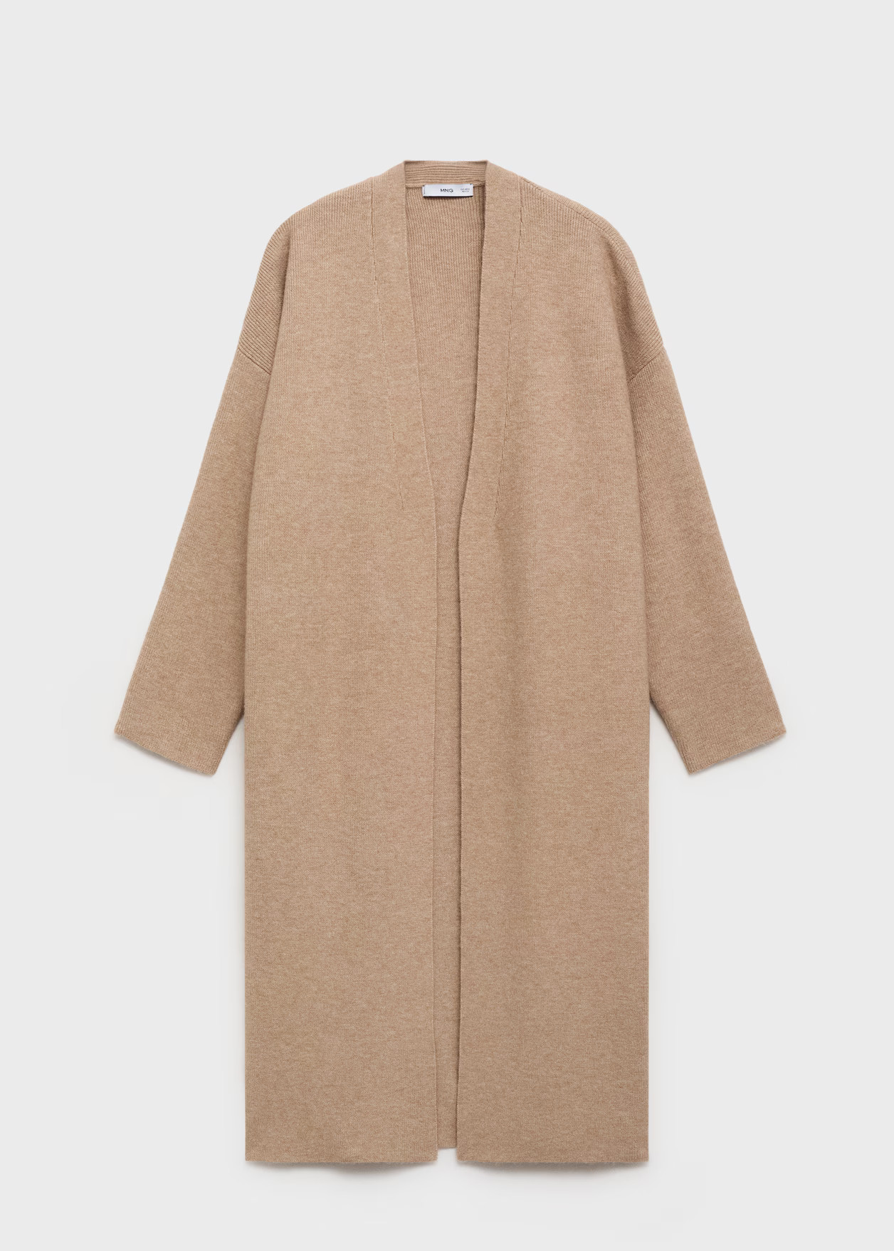 Long knitted coat - Women | MANGO USA | Mango (US/MX/AU)
