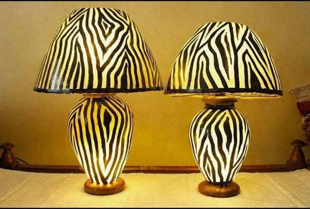 Handmade Unique Oriental Hand Made and Hand Painted Camel Skin Leather Lamp Table Lamp Night Lamp... | Etsy (US)