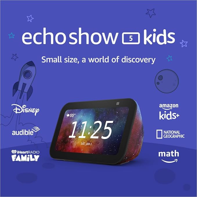 Amazon Echo Show 5 Kids (newest model), Designed for kids, with Alexa+ Early Access, parental con... | Amazon (US)