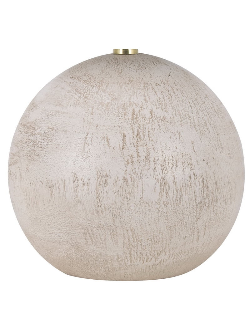 Mainstays 20\u201d inch White Ball Table Lamp with White Shade | Walmart (US)