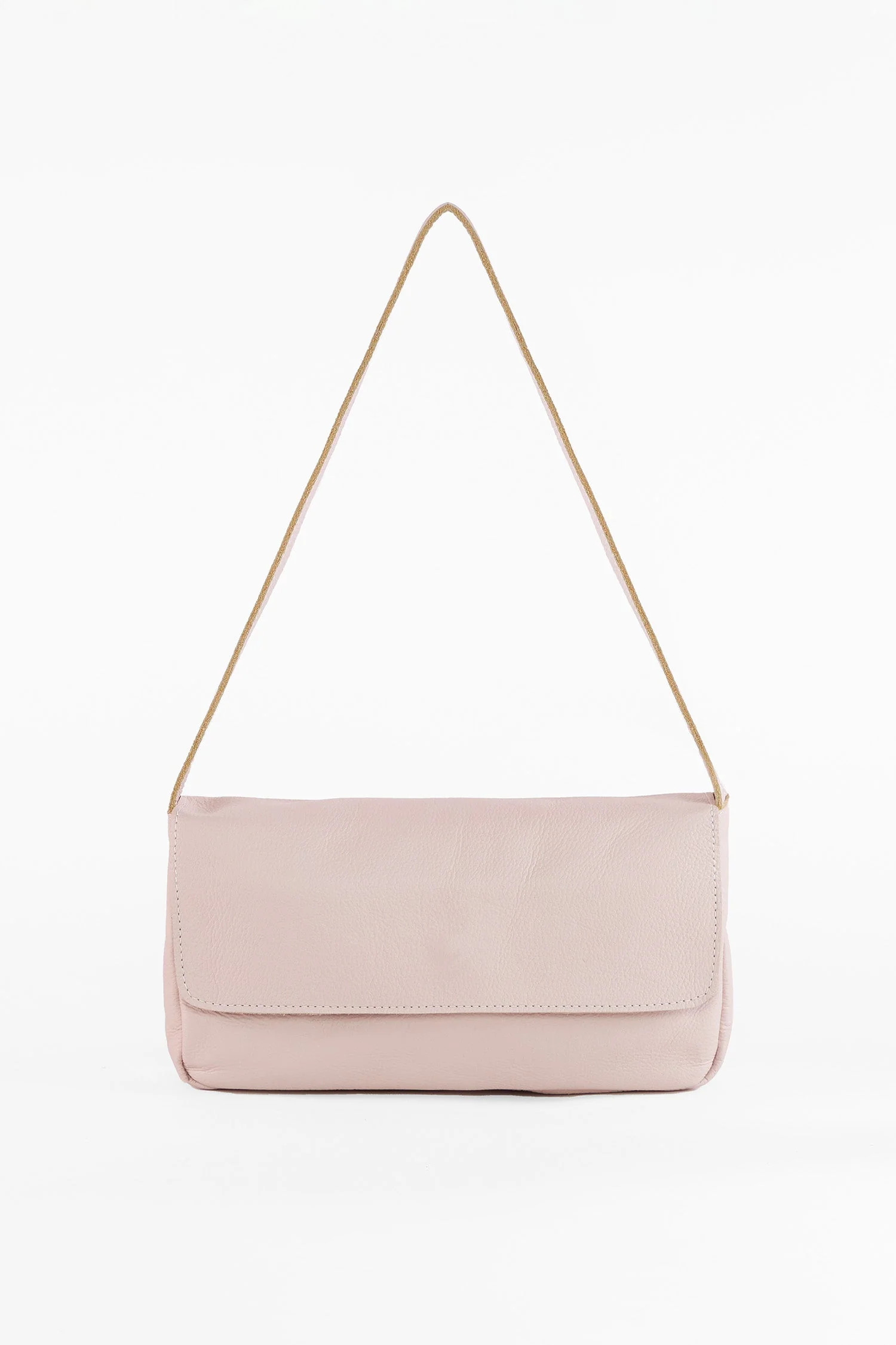 Classic Leather Shoulder Bag | Los Angeles Apparel